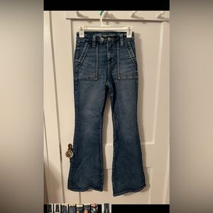 American Eagle Outfitters Dark Blue Flare Jeans